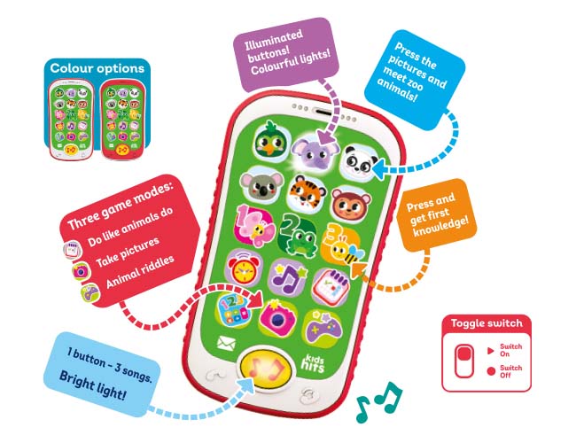 Eyfs Phones Smart Phone - Kids Hits | Toys | Play more, Learn Better!